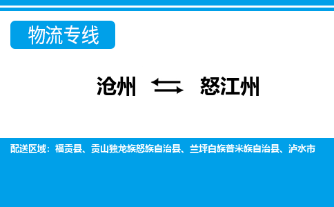 沧州到怒江州物流公司-云南专线时效稳定「实时监控」