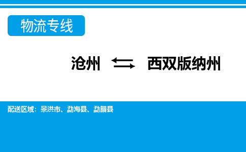 沧州到西双版纳州物流公司-云南专线价格实惠「价格实惠」